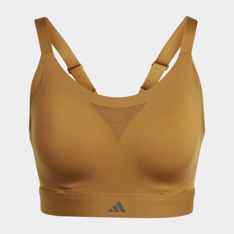 Sutiã De Alto Suporte Para Treinamento De Impacto Sob Medida Bronze Adidas