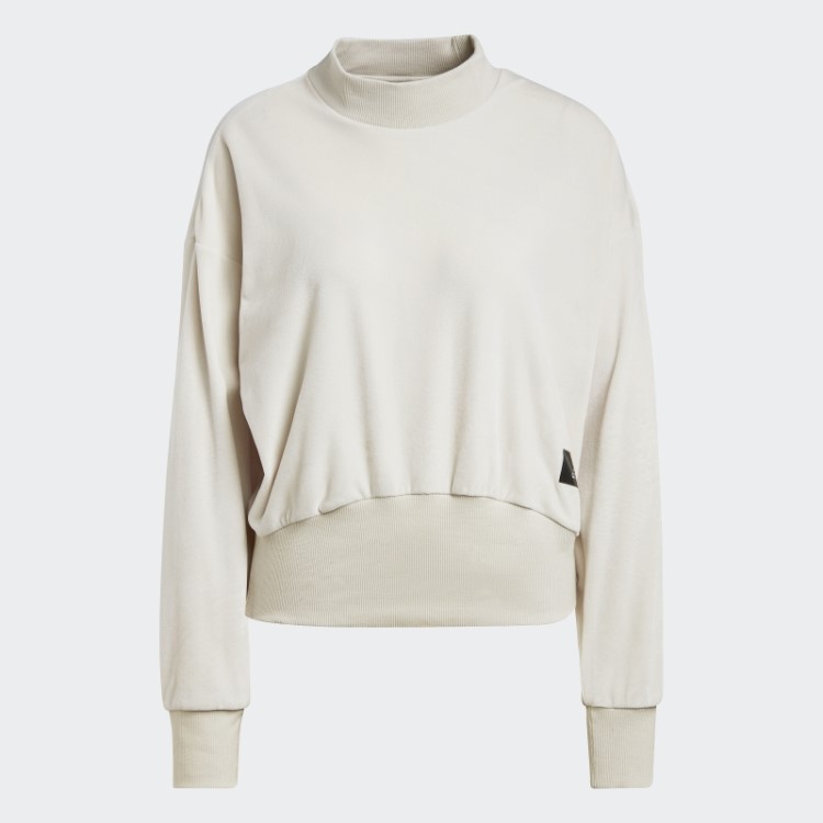 Moletom De Veludo Aconchegante Adidas Aluminium Holidayz