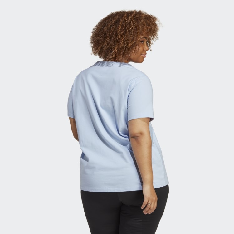 Camiseta Azul Dawn Adidas Adicolor Classics Trefoil (tamanho Grande)