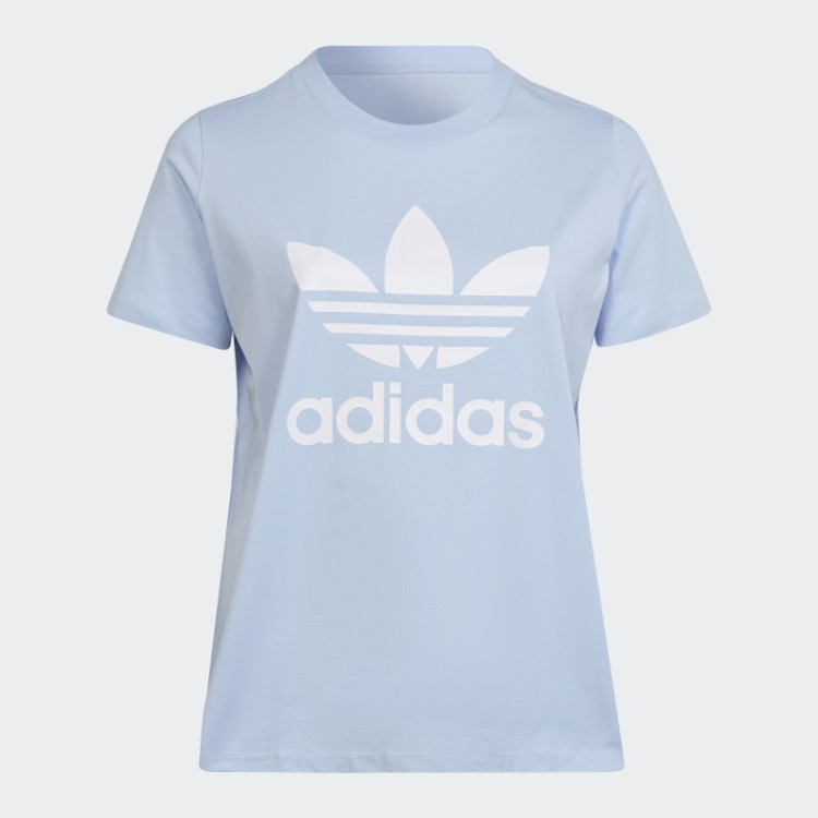 Camiseta Azul Dawn Adidas Adicolor Classics Trefoil (tamanho Grande)
