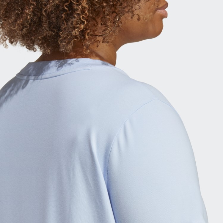Camiseta Azul Dawn Adidas Adicolor Classics Trefoil (tamanho Grande)