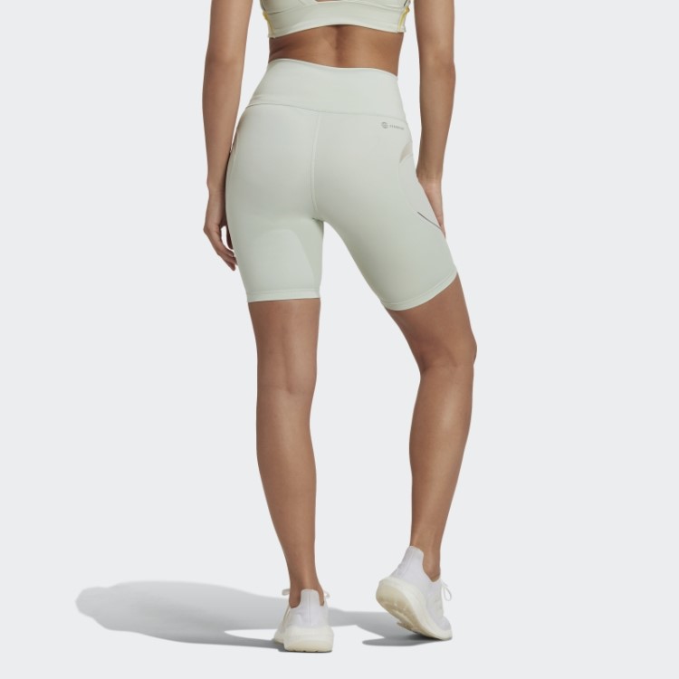 Leggings Curtas De Treino Hiit 45 Segundos Verdes Personalizadas Adidas