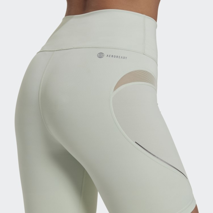 Leggings Curtas De Treino Hiit 45 Segundos Verdes Personalizadas Adidas