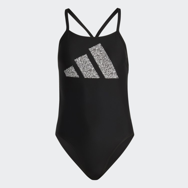 Fato De Banho Adidas Preto Com 3 Barras E Logótipo
