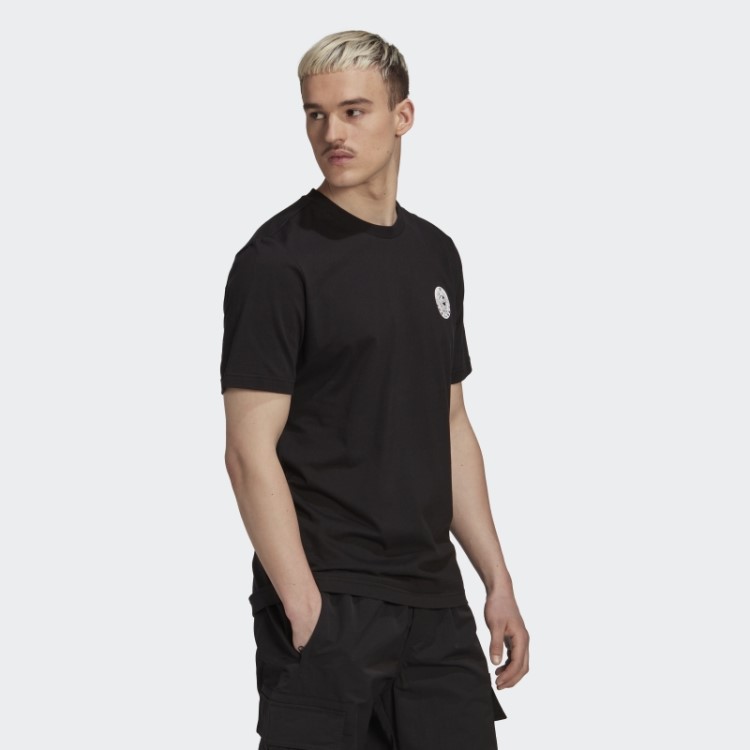 T-shirt De Manga Curta Disney Preto Adidas