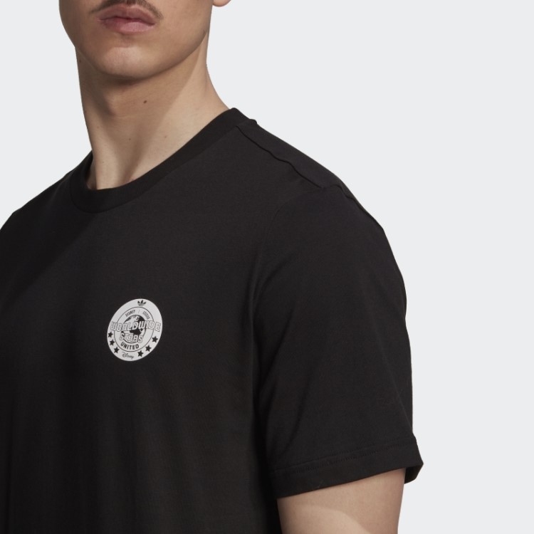 T-shirt De Manga Curta Disney Preto Adidas
