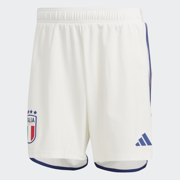 Calções Brancos Adidas Italia 23 Away Autênticos
