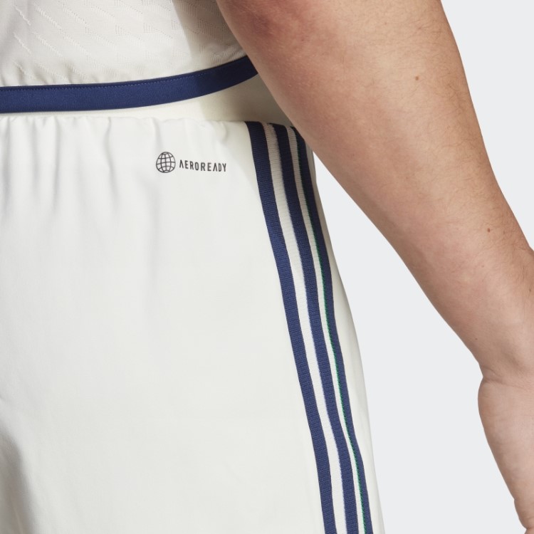 Calções Brancos Adidas Italia 23 Away Autênticos