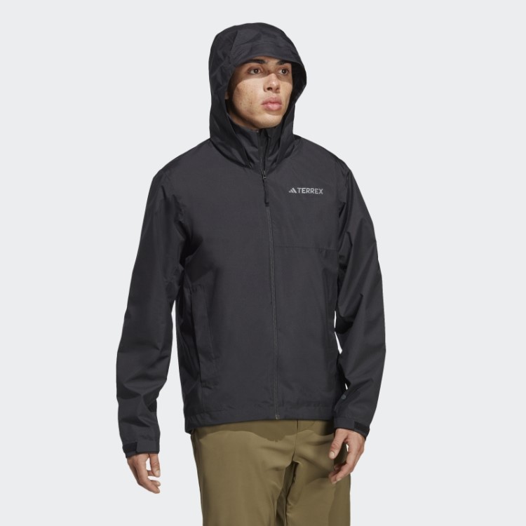 Jaqueta De Chuva De 2 Camadas Adidas Black Terrex Multi Rain.rdy