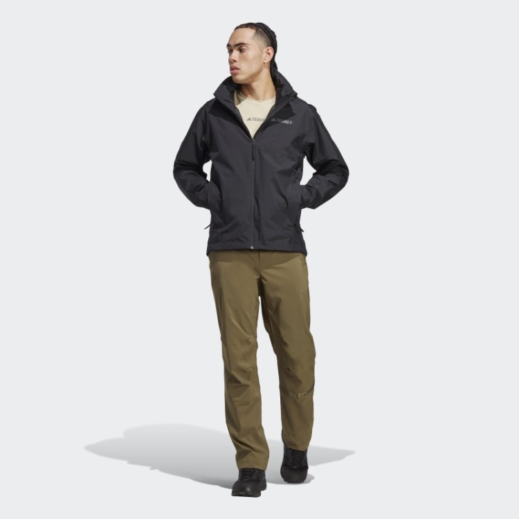 Jaqueta De Chuva De 2 Camadas Adidas Black Terrex Multi Rain.rdy