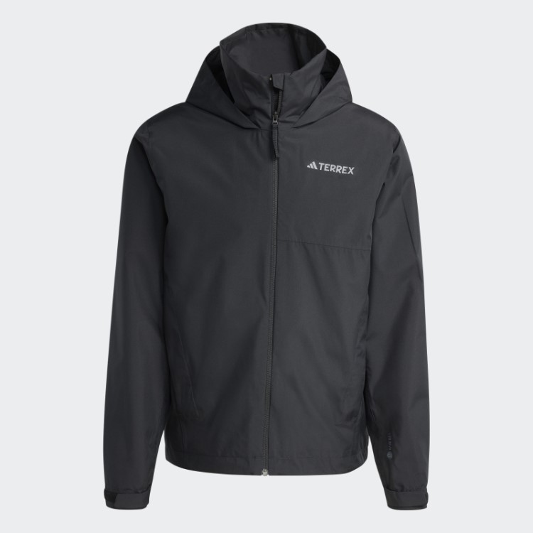 Jaqueta De Chuva De 2 Camadas Adidas Black Terrex Multi Rain.rdy