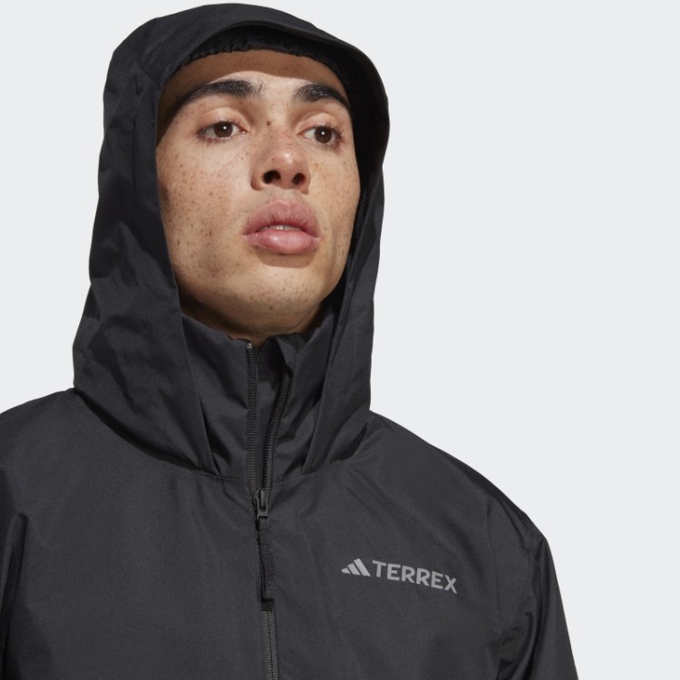 Jaqueta De Chuva De 2 Camadas Adidas Black Terrex Multi Rain.rdy