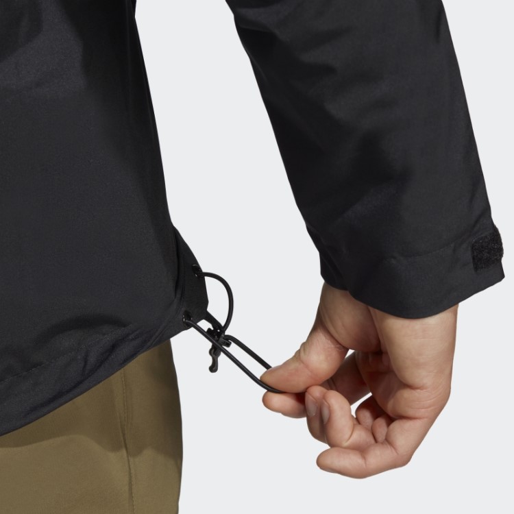 Jaqueta De Chuva De 2 Camadas Adidas Black Terrex Multi Rain.rdy
