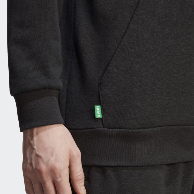 Essentials+ Feito Com Capuz De Cânhamo Adidas Preto