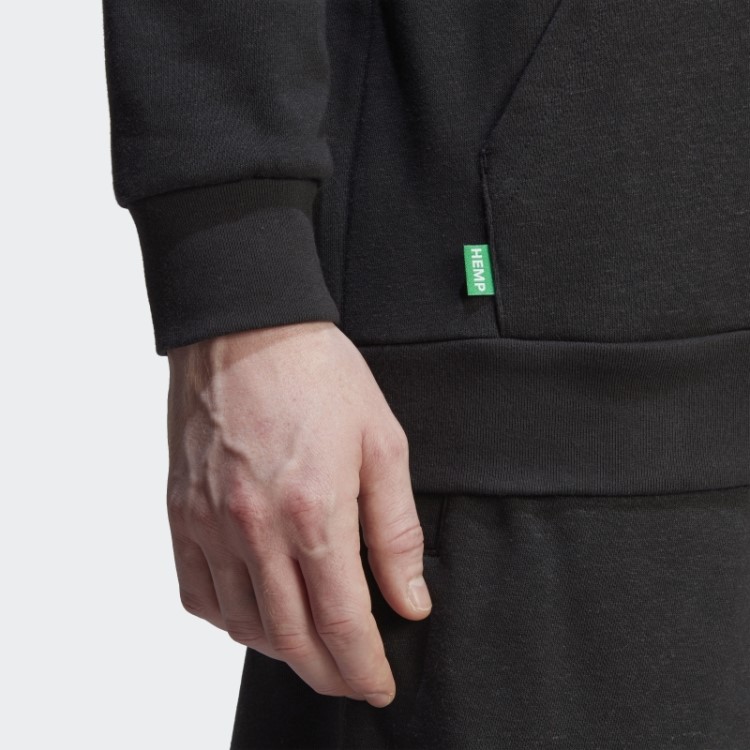 Essentials+ Feito Com Capuz De Cânhamo Adidas Preto