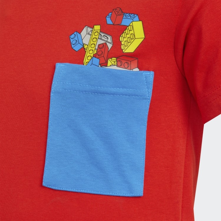 Camiseta Adidas X Classic Lego Red Hot