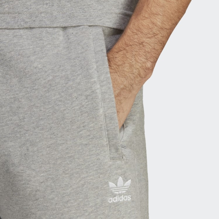 Calça Cargo Adidas Trefoil Essentials Cinza Médio