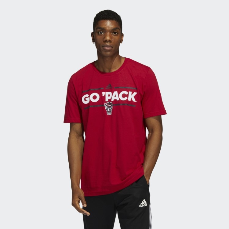 Camiseta Vermelha Adidas Wolfpack