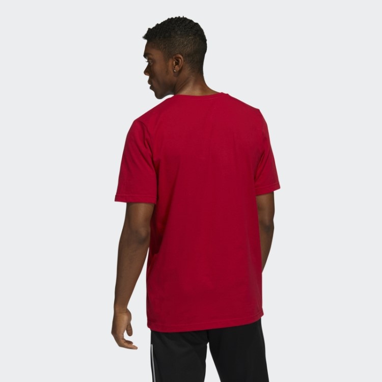 Camiseta Vermelha Adidas Wolfpack