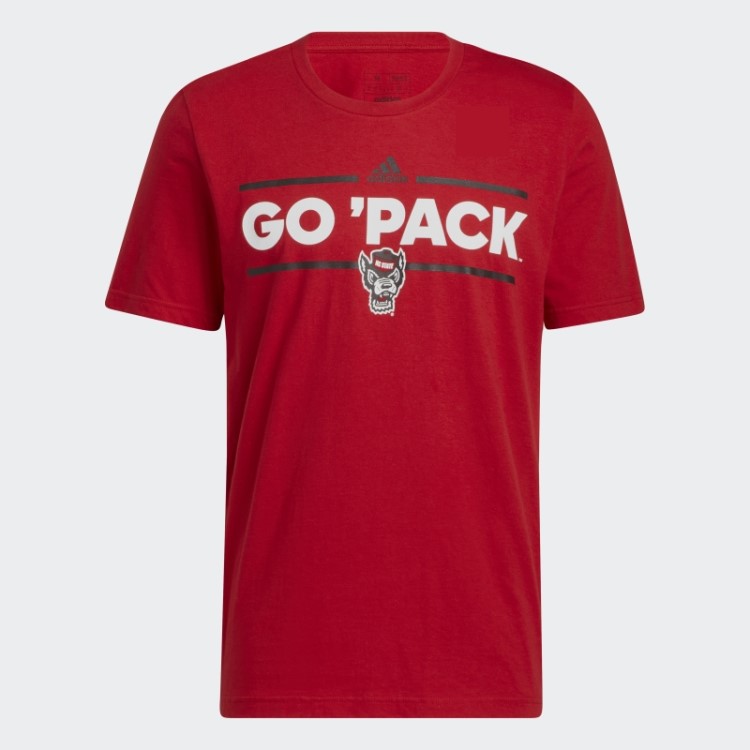 Camiseta Vermelha Adidas Wolfpack