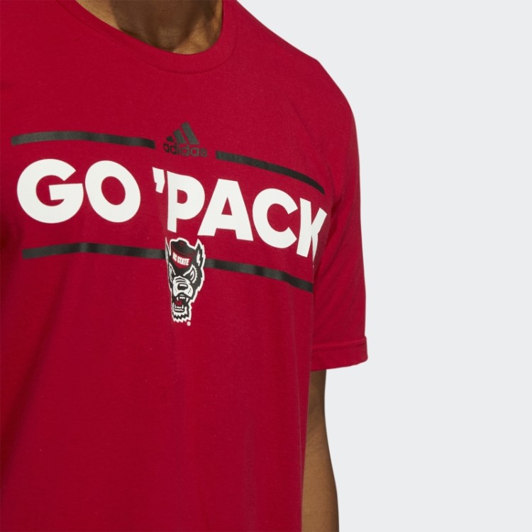 Camiseta Vermelha Adidas Wolfpack