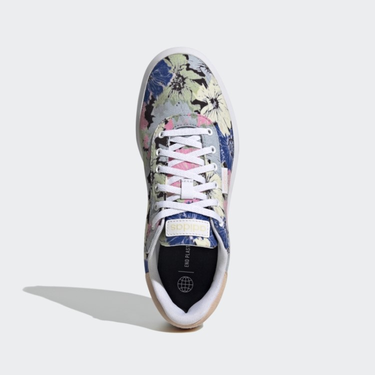 Plataforma De Quadra Branca Cln Sapatos Adidas