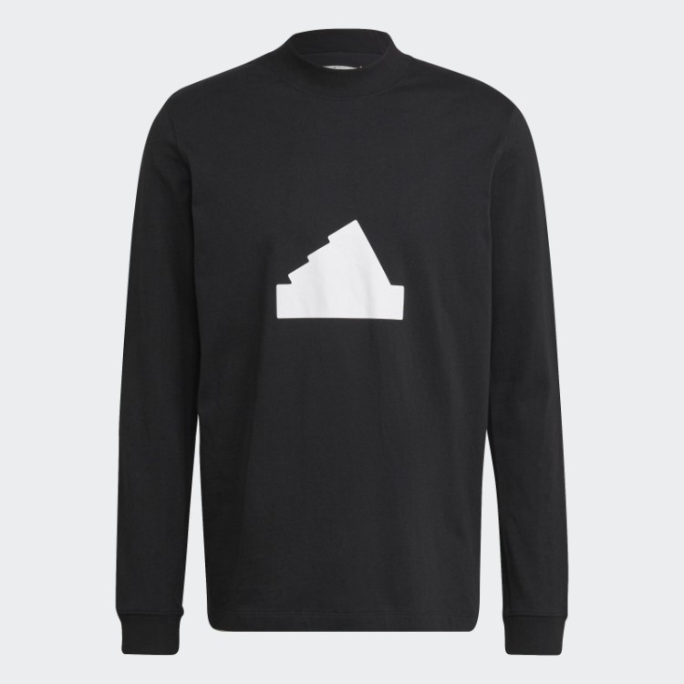 Camiseta Manga Longa Adidas Preta