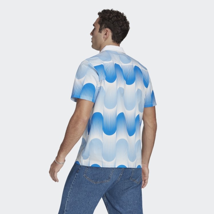 Camisa ícone Da Espanha Adidas Bahia Azul Claro