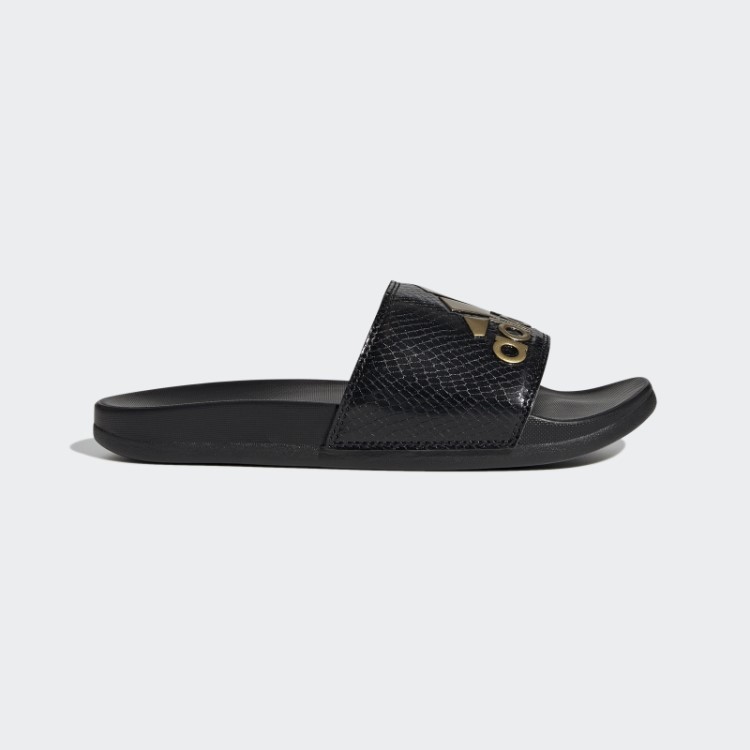 Adidas Adilette Conforto Chinelos Dourados Metálicos