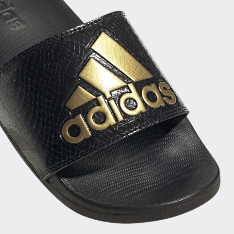 Adidas Adilette Conforto Chinelos Dourados Metálicos
