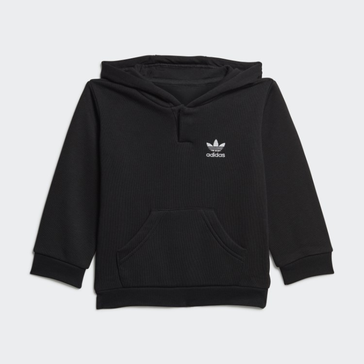 Conjunto De Moletom Preto Adidas Adicolor