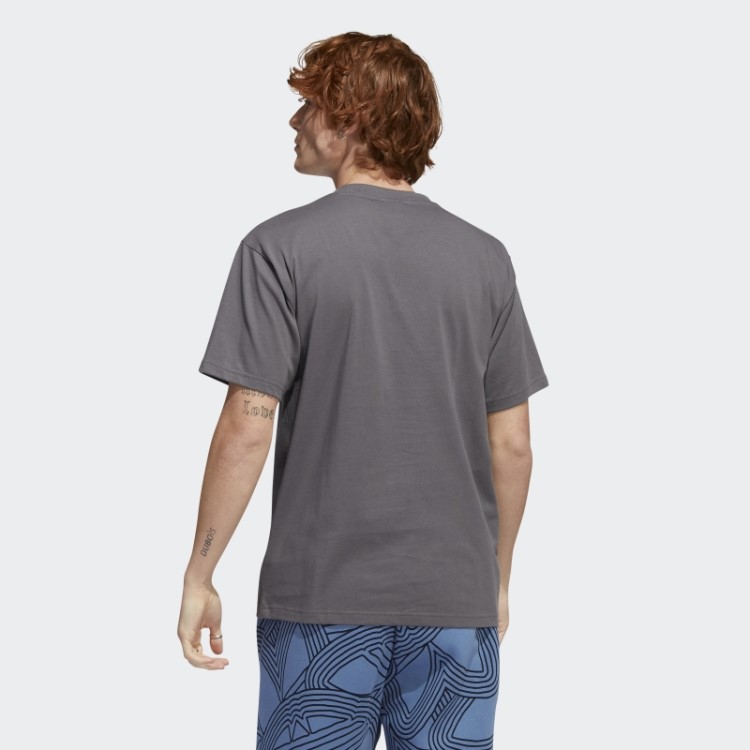Camiseta Cinza Hypersport Multi Trefoil Adidas