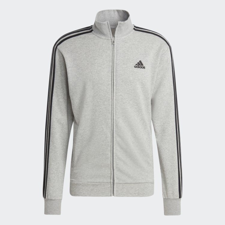Fato De Treino French Terry Básico Adidas Com As 3 Riscas
