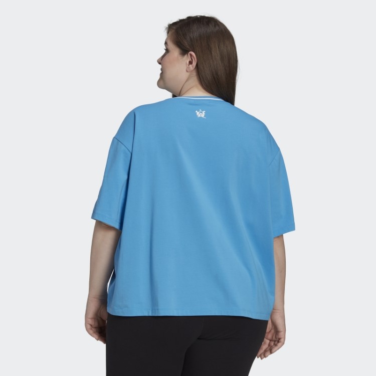 Camiseta Solta Azul Thebe Magugu (tamanho Grande) Adidas