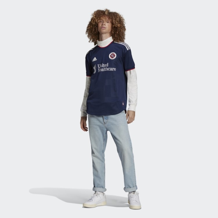 Adidas Night Indigo New England Revolution 22/23 Home Autentic Jersey