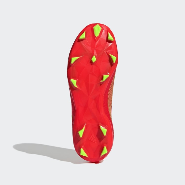Predador Edge.3 Chuteiras Sem Cadarço Para Terreno Firme Vermelho Adidas