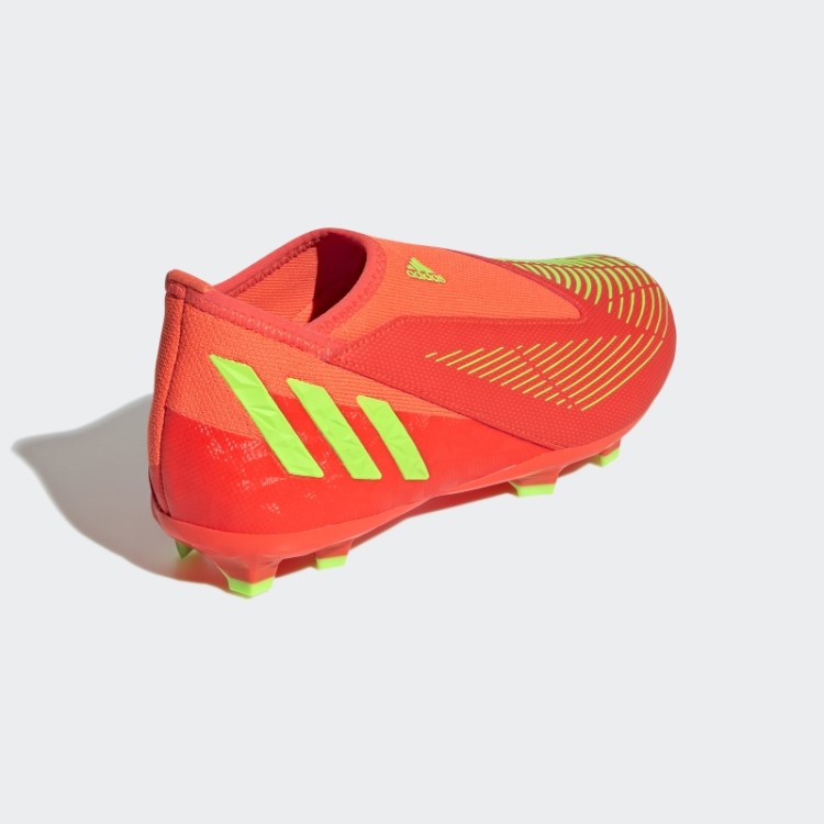 Predador Edge.3 Chuteiras Sem Cadarço Para Terreno Firme Vermelho Adidas