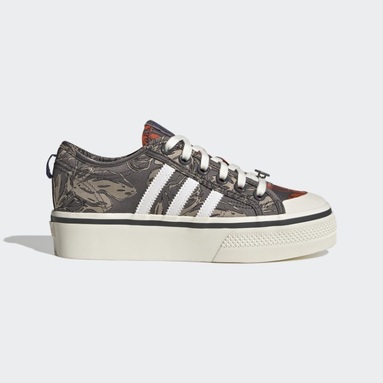 Sapato Plataforma Adidas Nizza Laranja