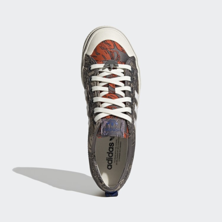 Sapato Plataforma Adidas Nizza Laranja