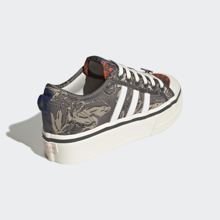 Sapato Plataforma Adidas Nizza Laranja
