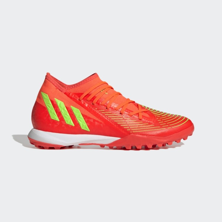 Vermelho Adidas Predador Edge.3 Moda Sapatos Turf