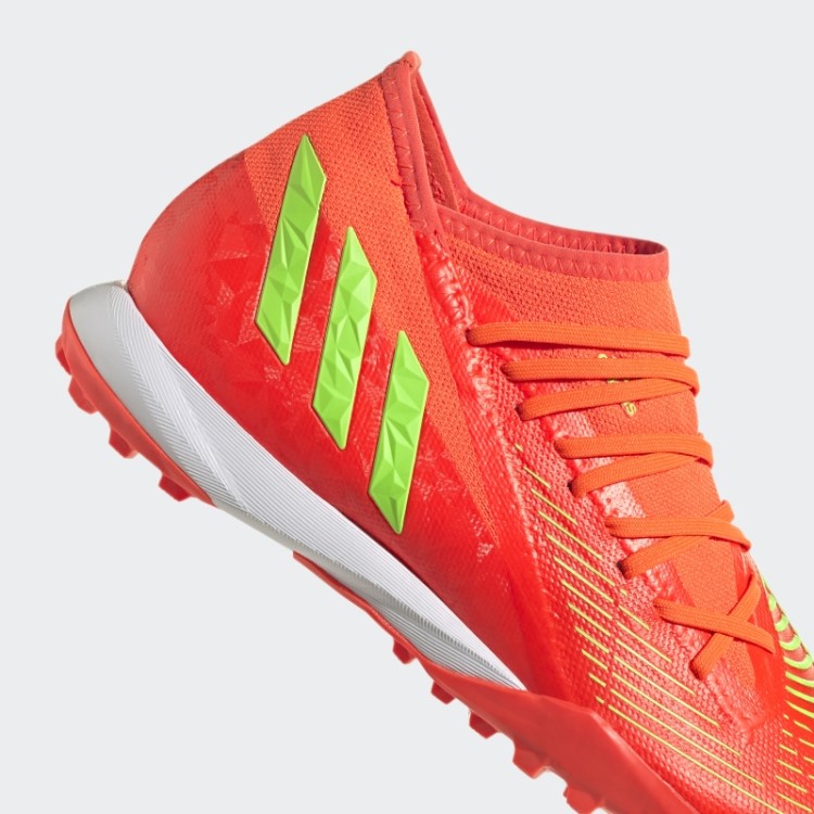 Vermelho Adidas Predador Edge.3 Moda Sapatos Turf