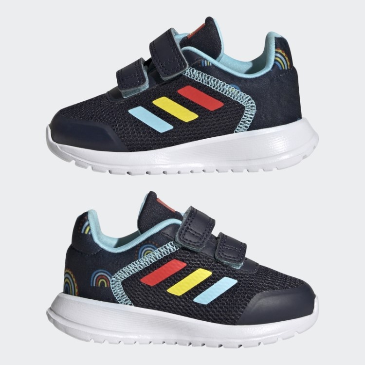 Tênis Adidas Tensaur Run Com Duas Tiras De Velcro E Tinta