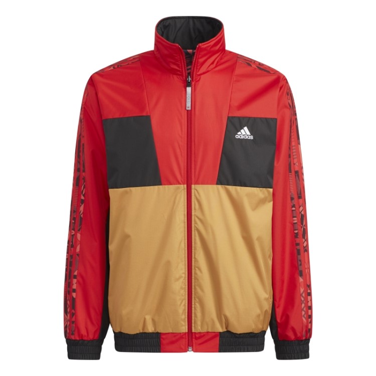 Cny Jaqueta De Tecido Reversível Escarlate Adidas
