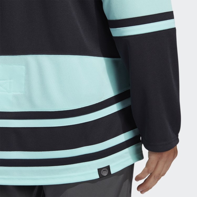 Energy Aqua Adidas Kraken Camisa Reversa Autêntica Com Marca Retrô