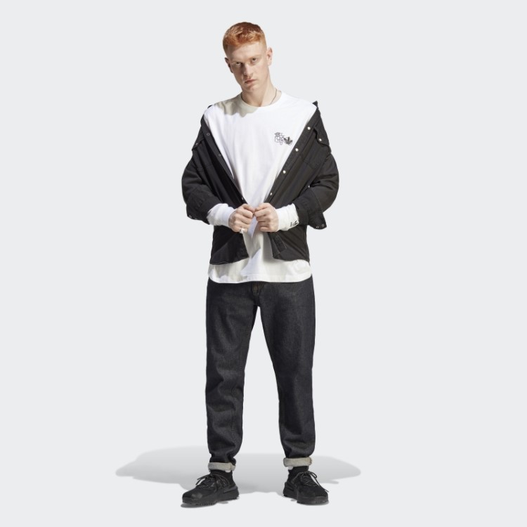 Branca Hack The Elite T-shirt De Manga Comprida Adidas