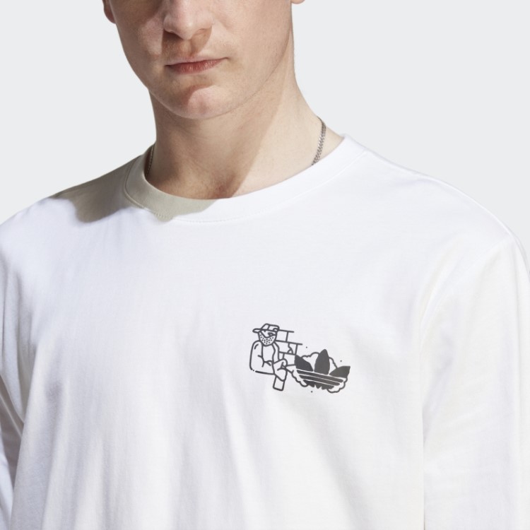 Branca Hack The Elite T-shirt De Manga Comprida Adidas
