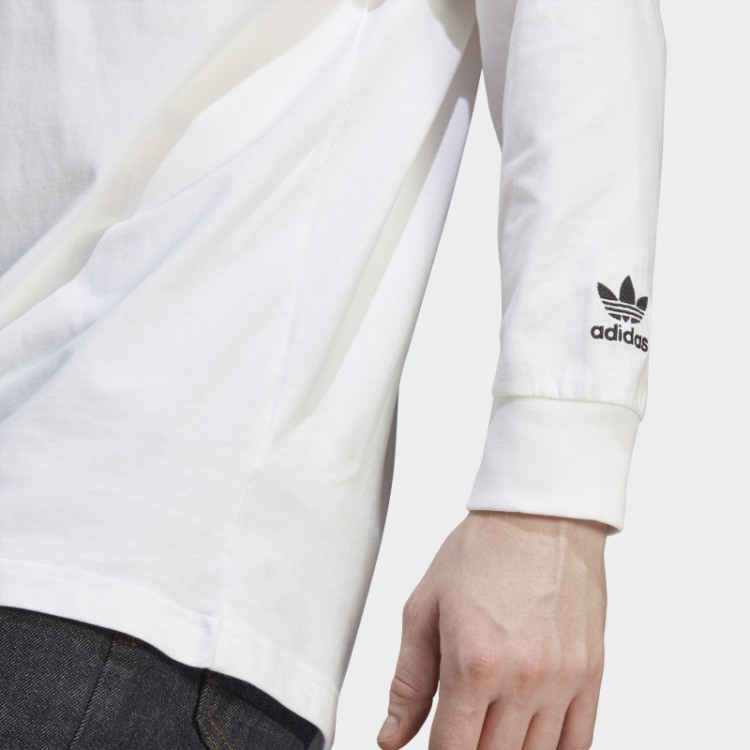 Branca Hack The Elite T-shirt De Manga Comprida Adidas