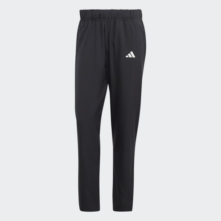 Calça De Tênis Em Tecido Elástico Adidas Preta