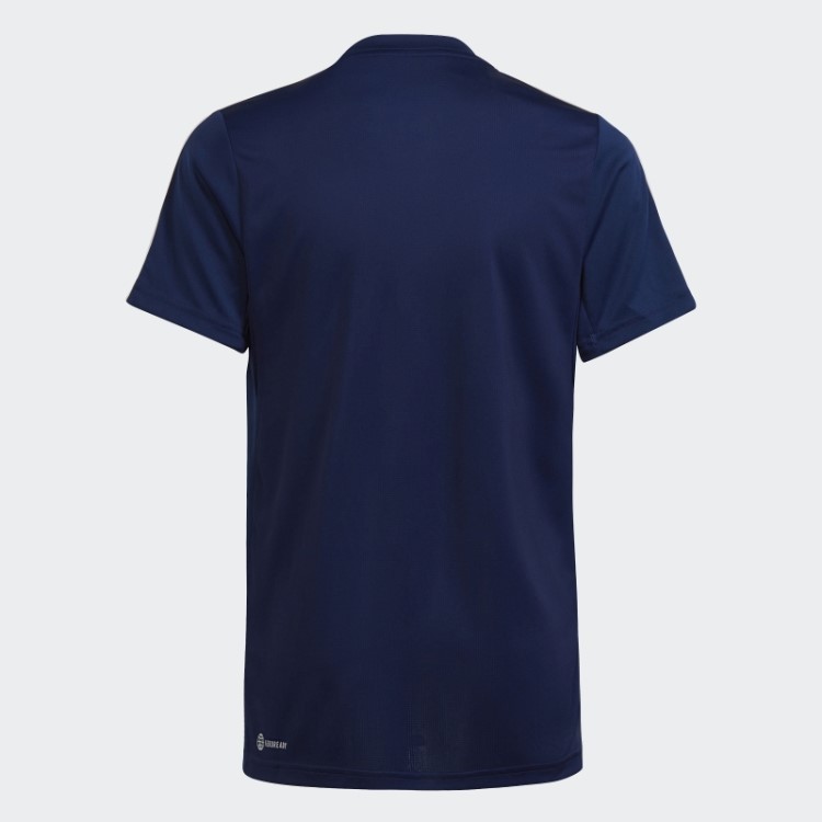 Camiseta Train Essentials Aeroready 3 Listras Regular Fit Adidas Azul Escuro